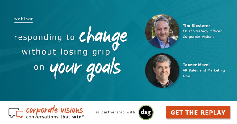 The Agile Revenue Organization - Responding to Change without Losing Grip on Your Goals presented by Tim Riesterer and Tanner Mezel