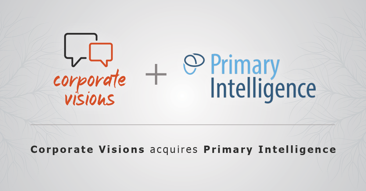 Corporate Visions acquires Primary Intelligence