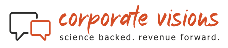Corporate Visions logo with slogan