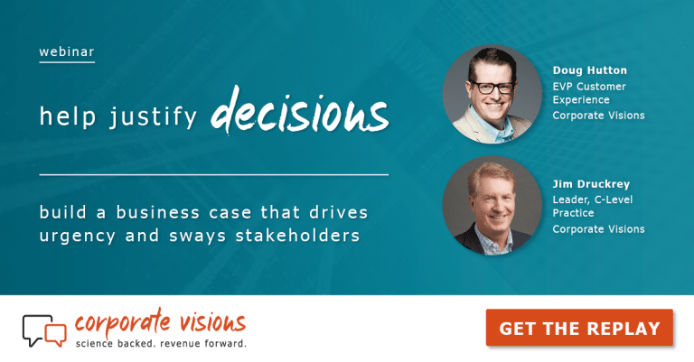 Help Justify Decisions - Webinar replay cover