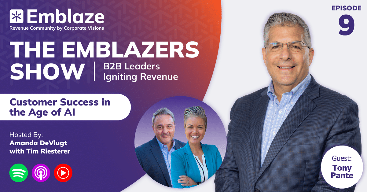 Emblazers show episode 9 with guest Tony Pante.