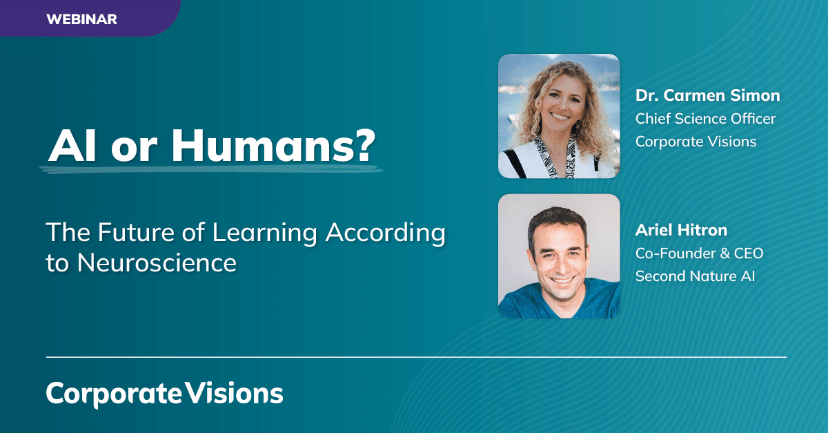 AI or Humans? The Future of Learning According to Neuroscience - Webinar cover