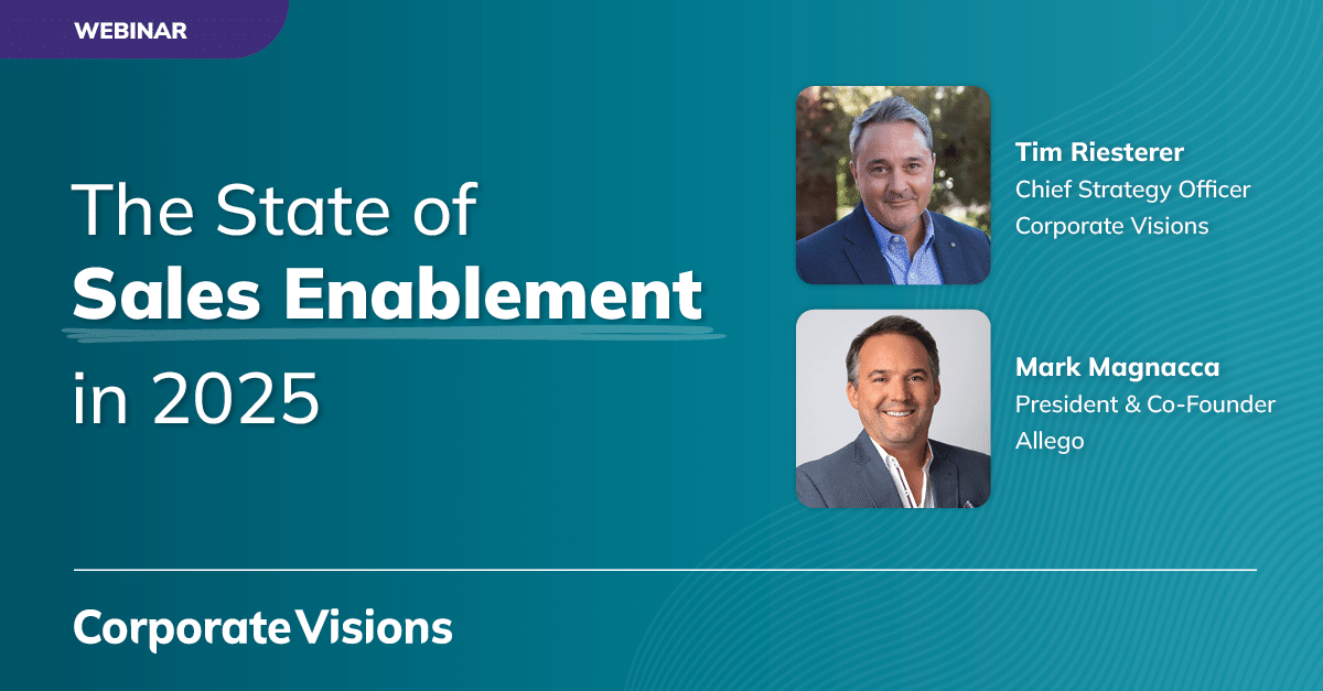 The State of Sales Enablement in 2025 - Webinar cover