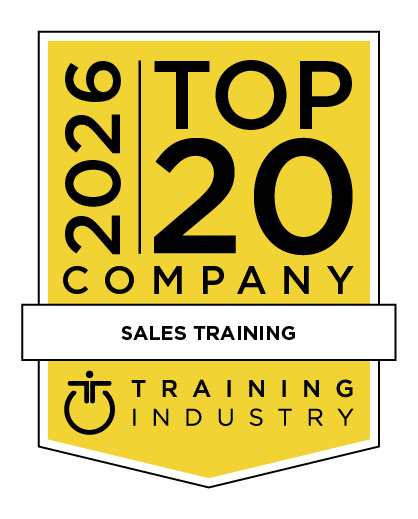 2026 Top 20 Company - Sales Training badge