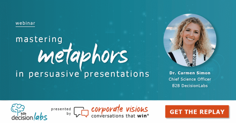 Mastering Metaphors in Persuasive Presentations presented by Dr. Carmen Simon