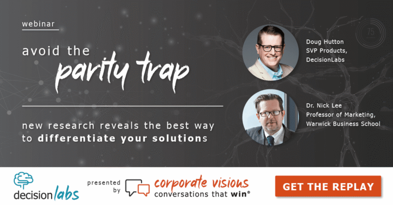 Avoid the Parity Trap presented by Doug Hutton and Dr. Nick Lee - Webinar cover