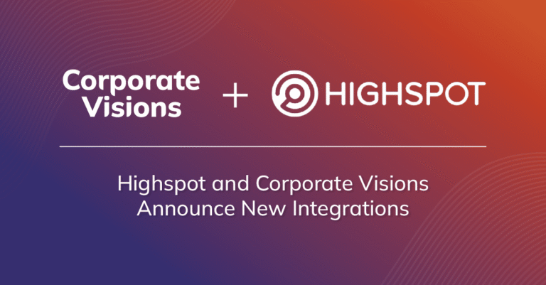 Highspot and Corporate Visions Announce New Integrations