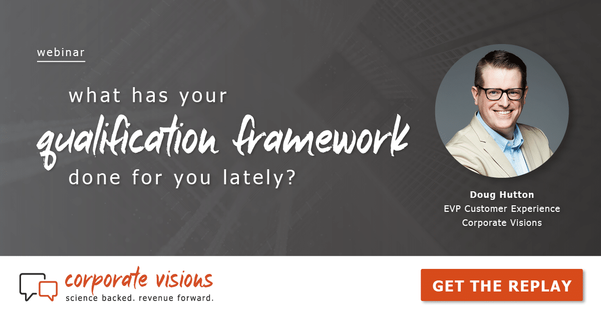 What Has Your Qualification Framework Done for You Lately? presented by Doug Hutton - Webinar cover