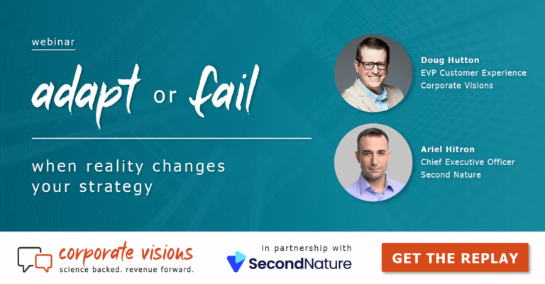 Adapt or Fail – When Reality Changes Your Strategy presented by Doug Hutton and Ariel Hitron - Webinaracover