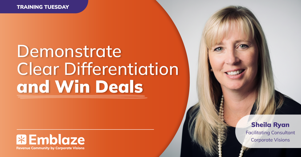 Training Tuesday: Demonstrate Clear Differentiation and Win Deals - Event cover