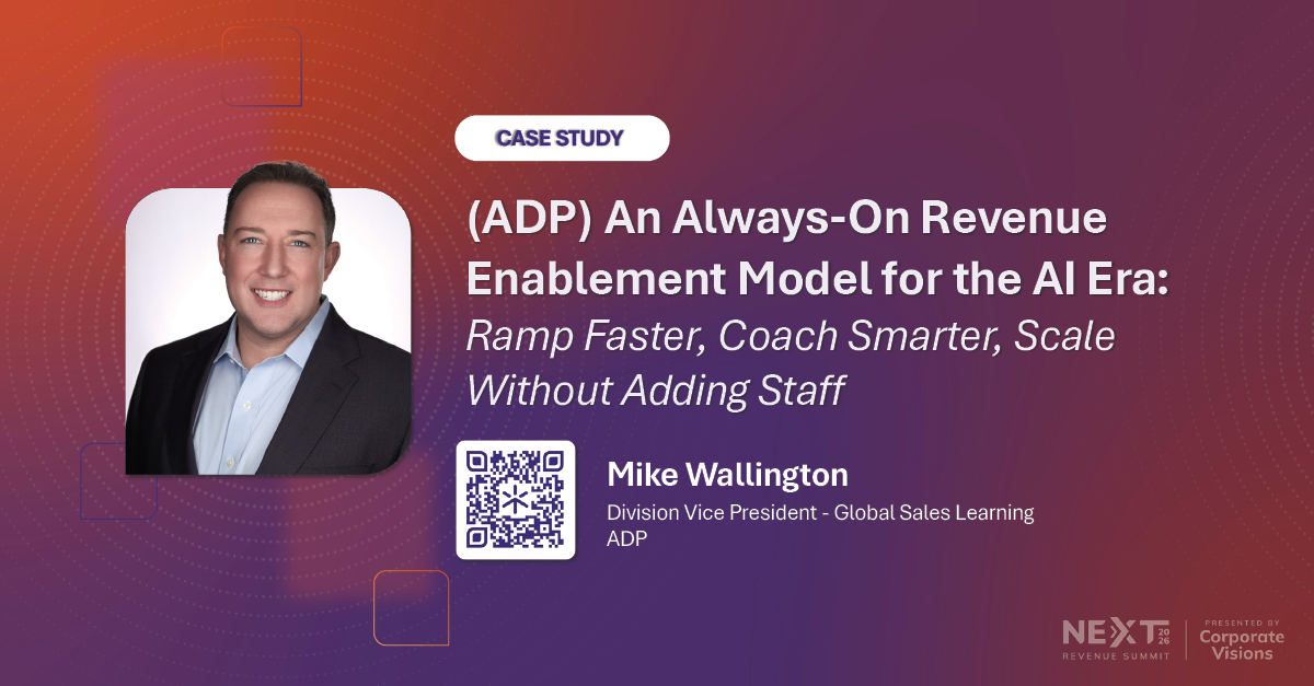 An Always On Revenue Enablement Model for the AI Era - NEXT replay cover