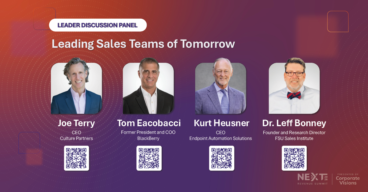 Leading Sales Teams of Tomorrow - NEXT replay cover