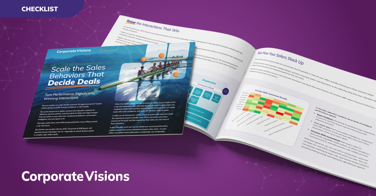 Scale the Sales Behaviors That Decide Deals
