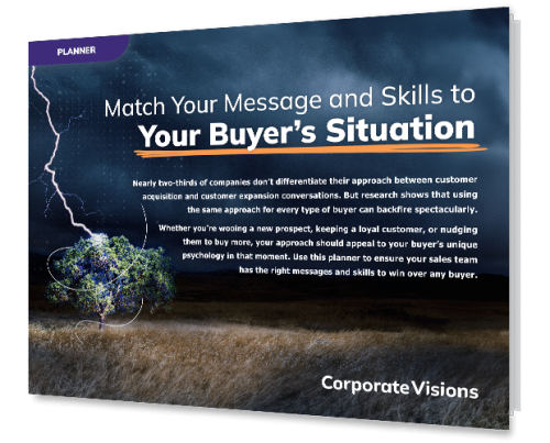 Match Your Message and Skills to Your Buyer’s Situation - Tool cover