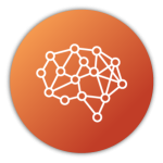 Brain synapsis connections icon