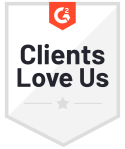 G2 Clients Loves Us logo